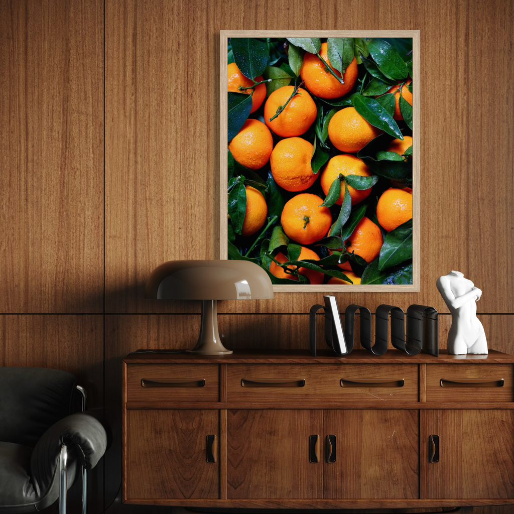 Naranjas recién lavadas