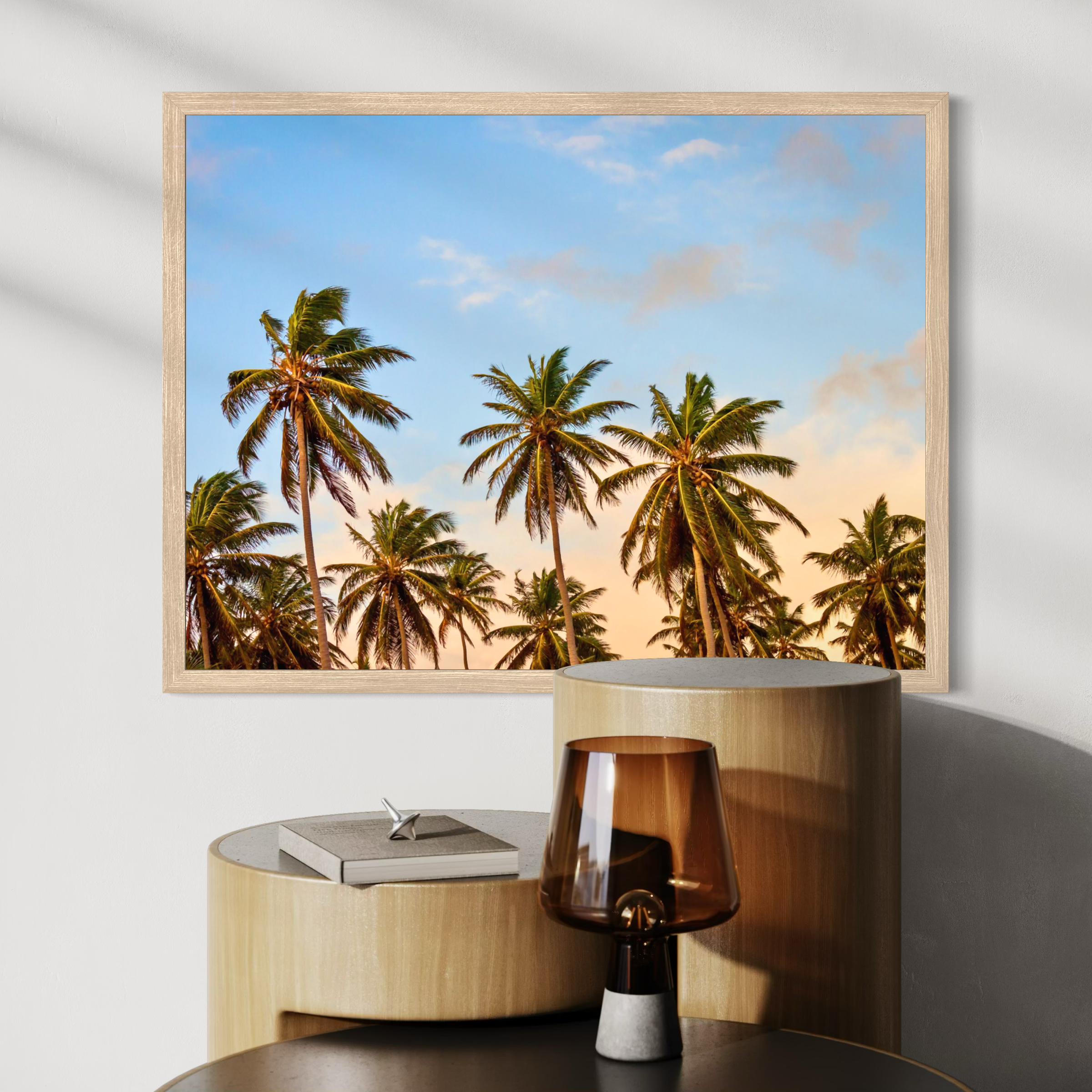 Palms and Painted Sky