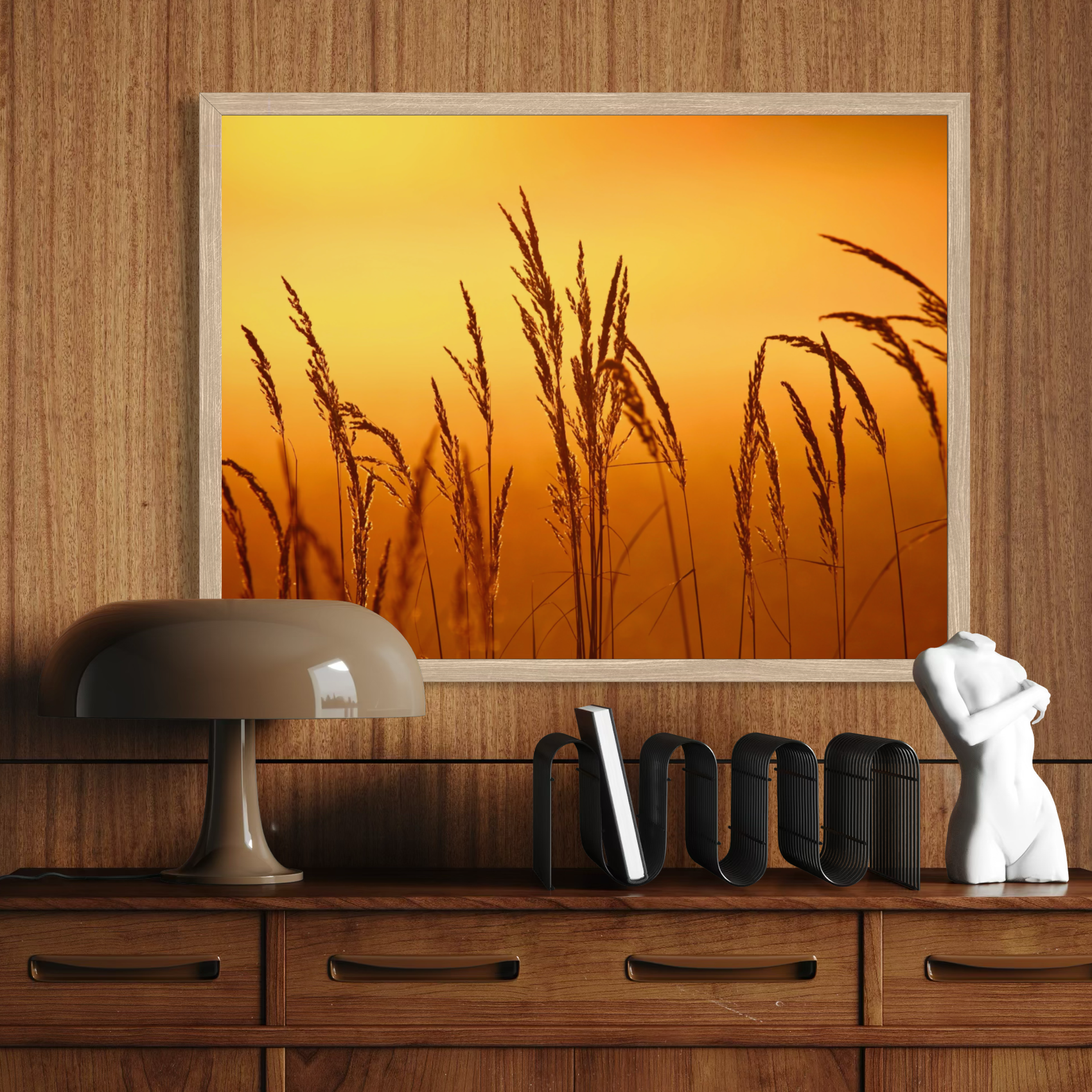 Sunset Reeds