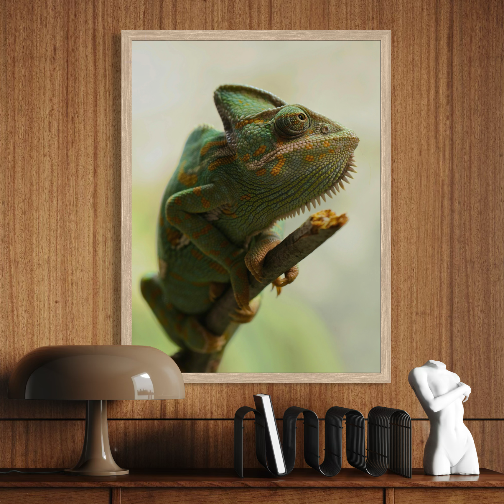 Chameleon in Stillness