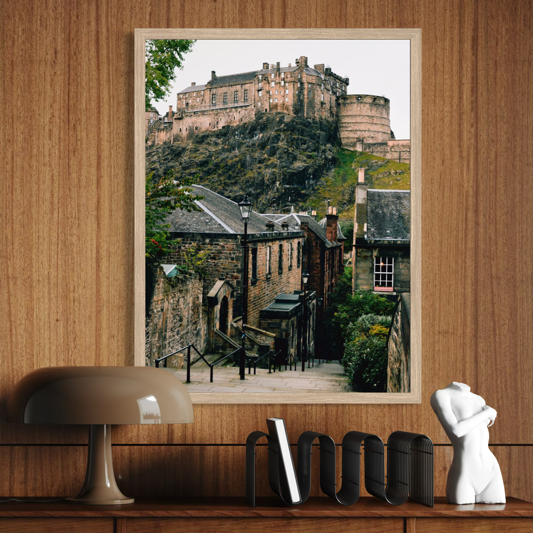 Path to Edinburgh Castle