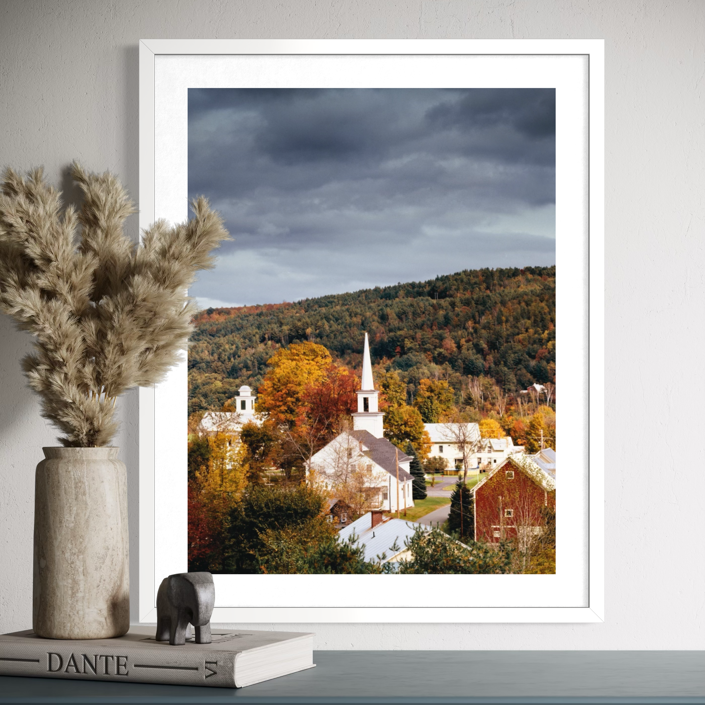 Village en automne