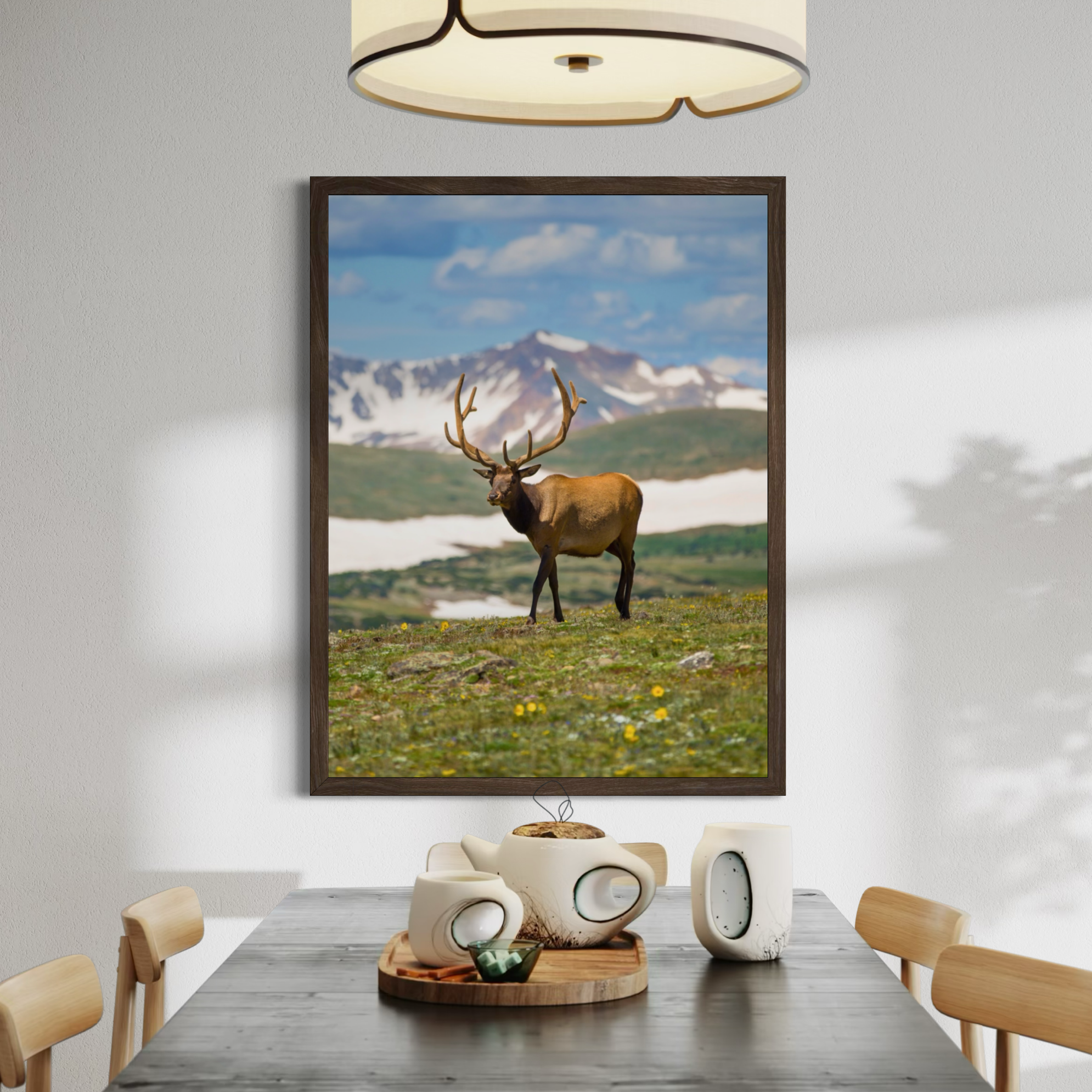Cerfs dans les hautes terres