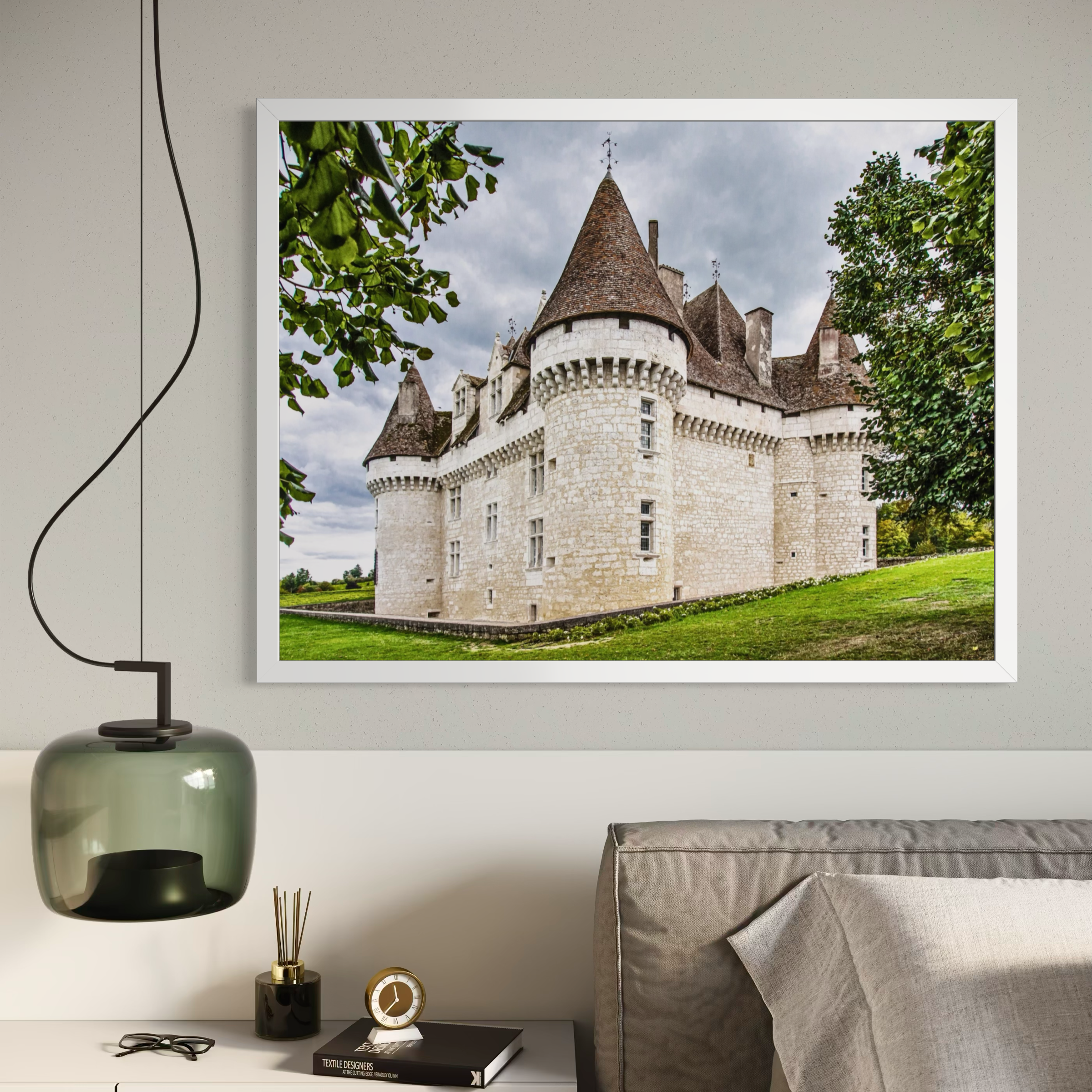 Paisaje de fortaleza francesa