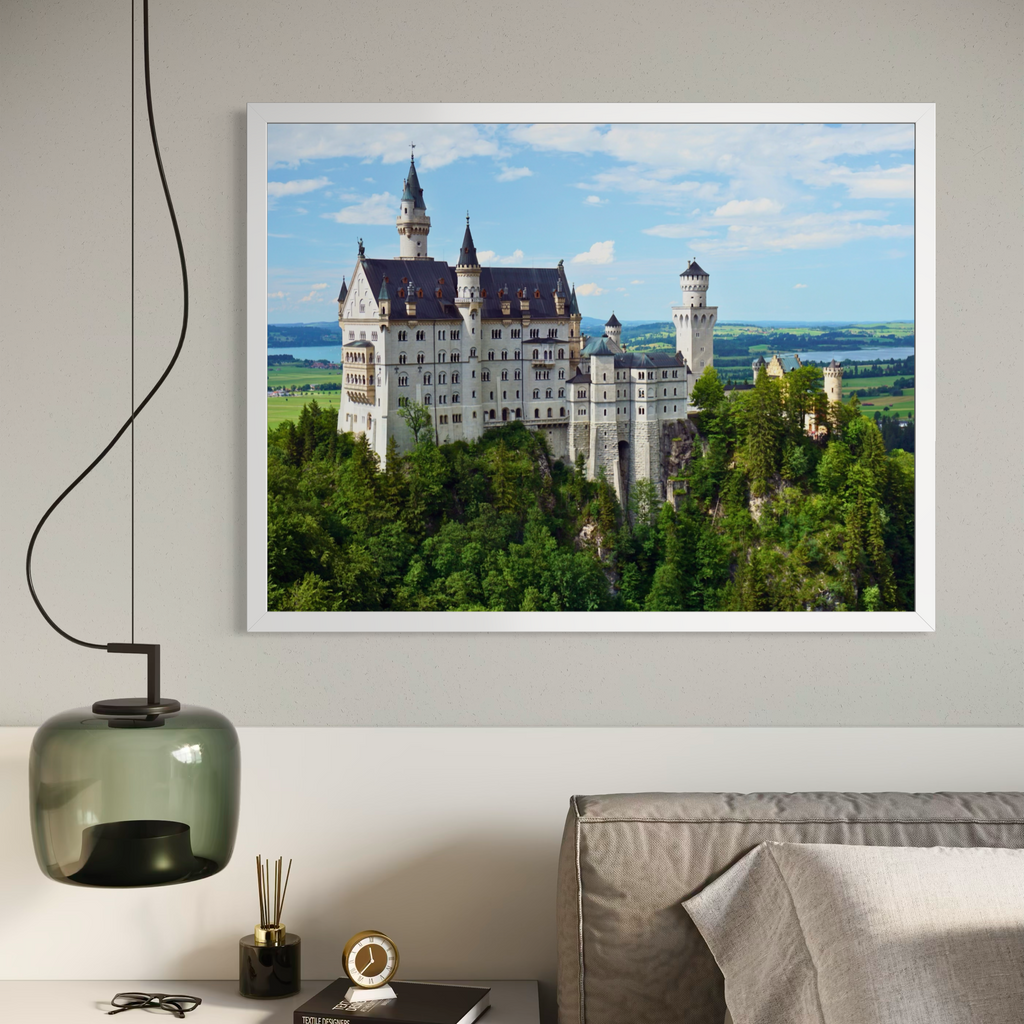 Neuschwanstein Castle Landscape View