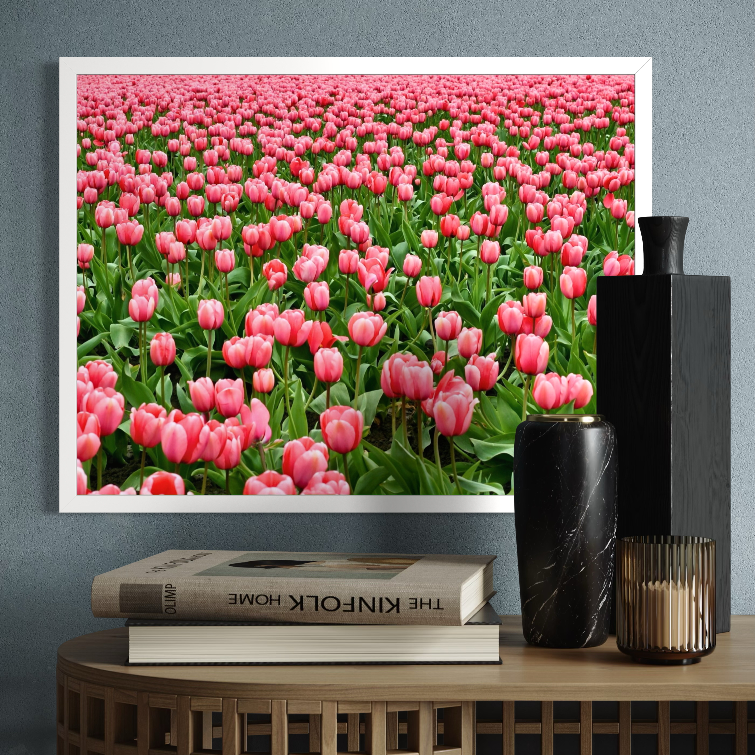Mar de color rosa