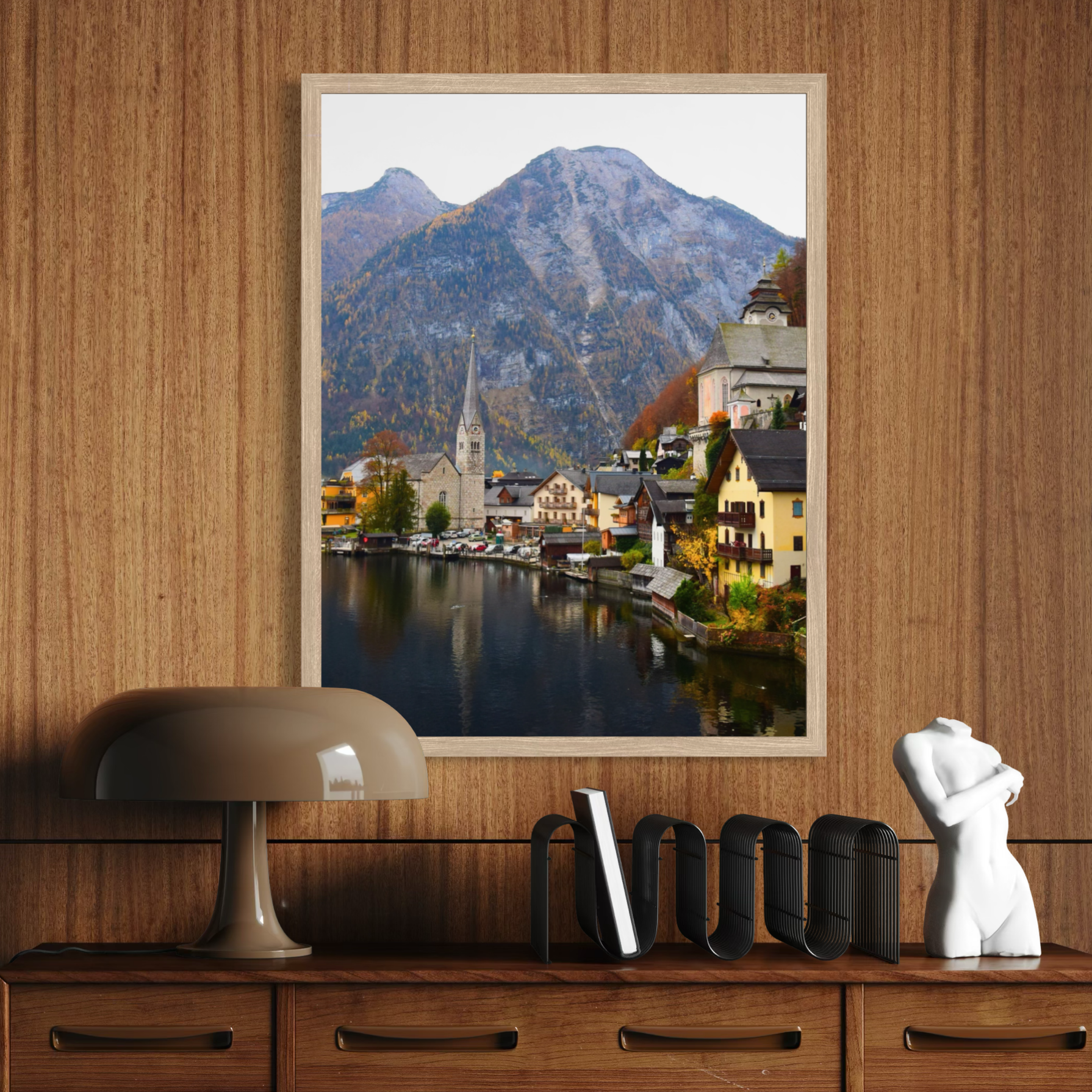 Hallstatt, Austria en otoño