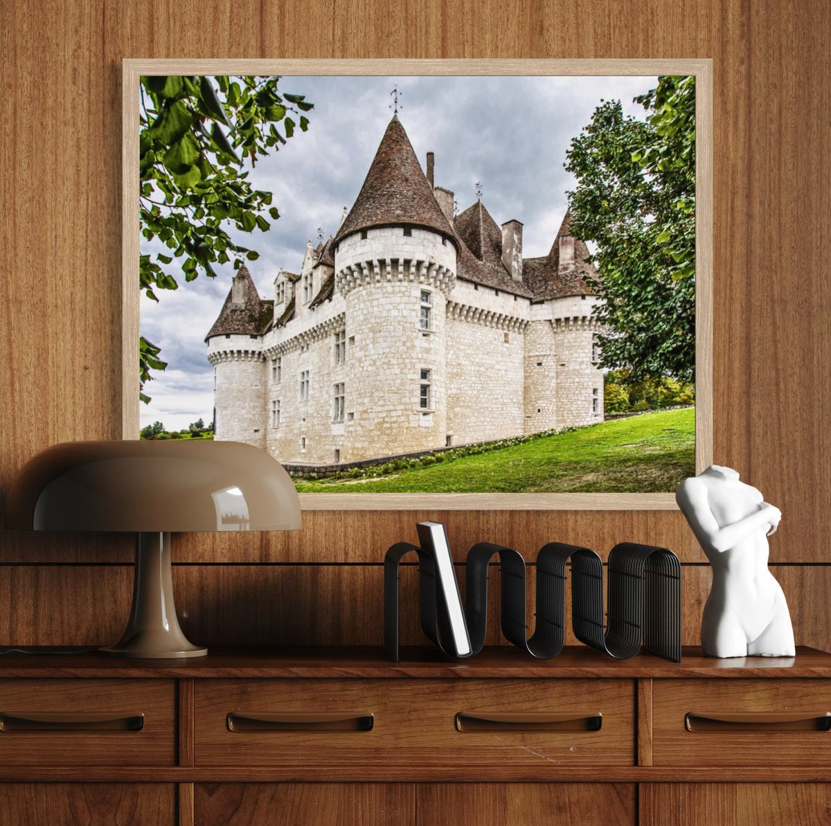 Paisaje de fortaleza francesa