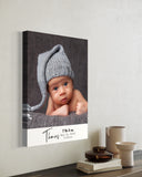 Personalized Newborn Wall Art: Custom Framed Print | Canvas | Poster