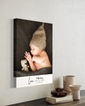 Personalized Newborn Wall Art: Custom Framed Print | Canvas | Poster