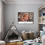 Personalized Newborn Wall Art: Custom Framed Print | Canvas | Poster