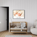 Personalized Newborn Wall Art: Custom Framed Print | Canvas | Poster