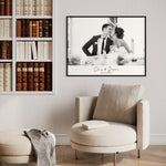 Personalized Couple's Wall Art | Custom Text & Photo with Live Preview