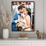 Personalized Couple's Wall Art | Custom Text & Photo with Live Preview