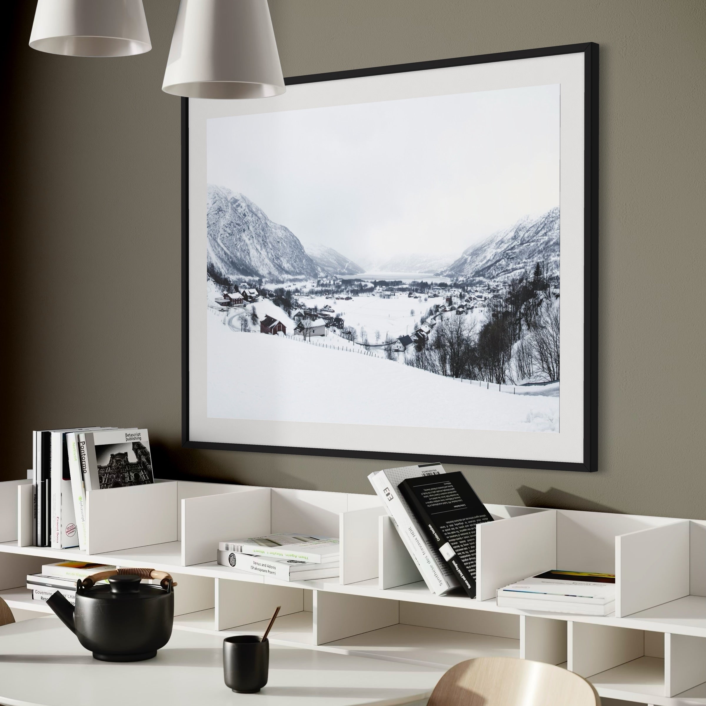 Nordic Winter Wonderland - Moderno Wall Art Wall Art