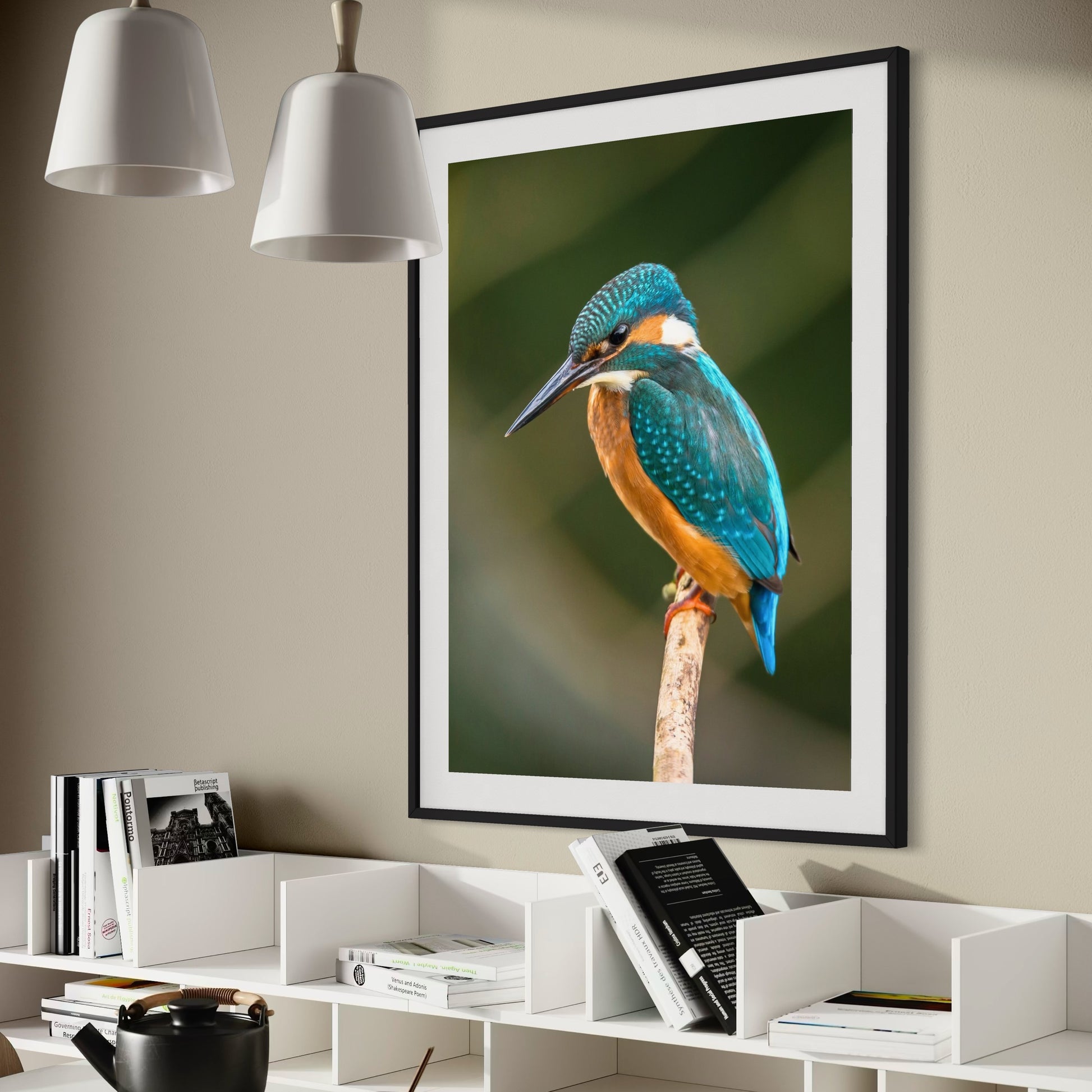 Kingfisher's Perch - Moderno Wall Art