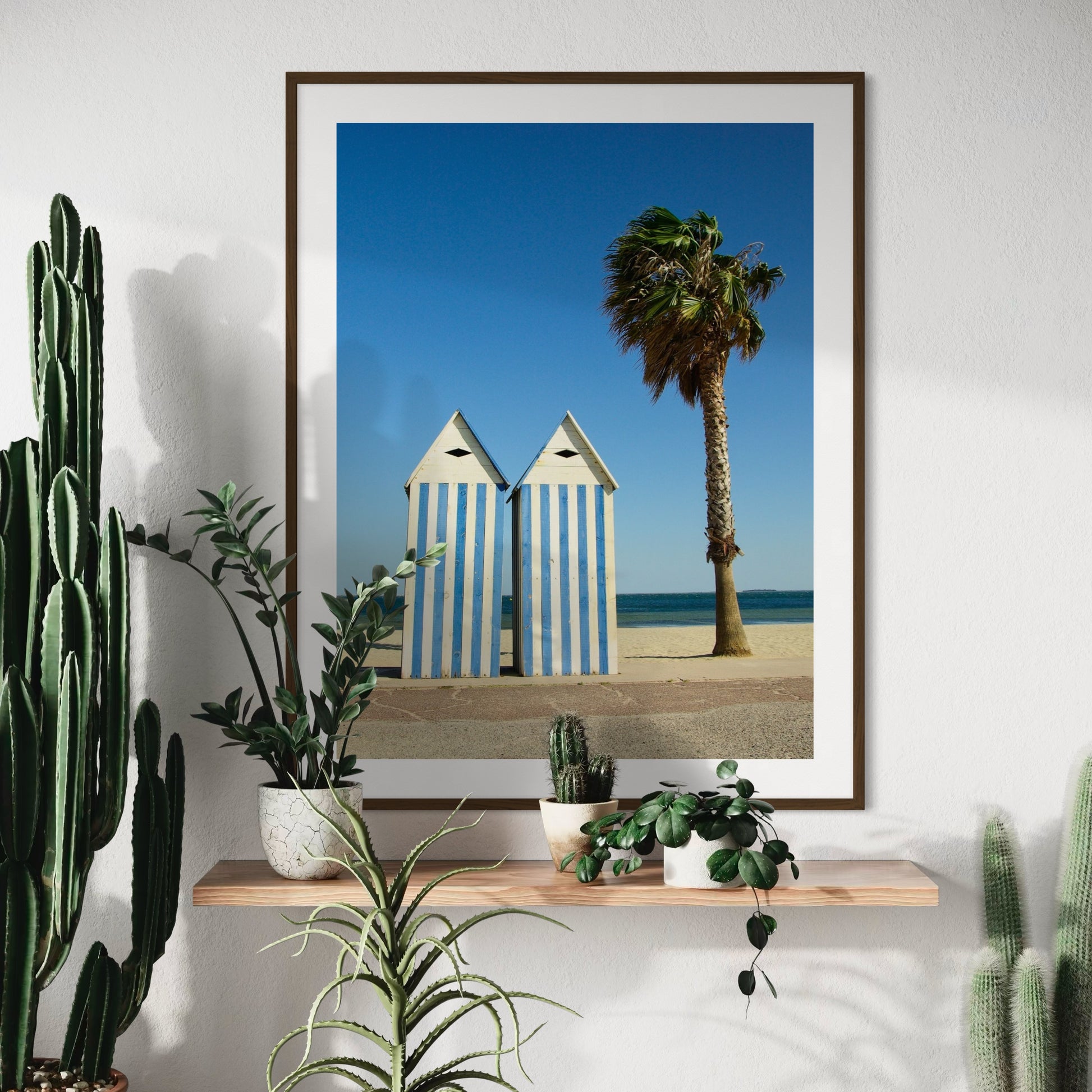 Beach Huts - Moderno Wall Art