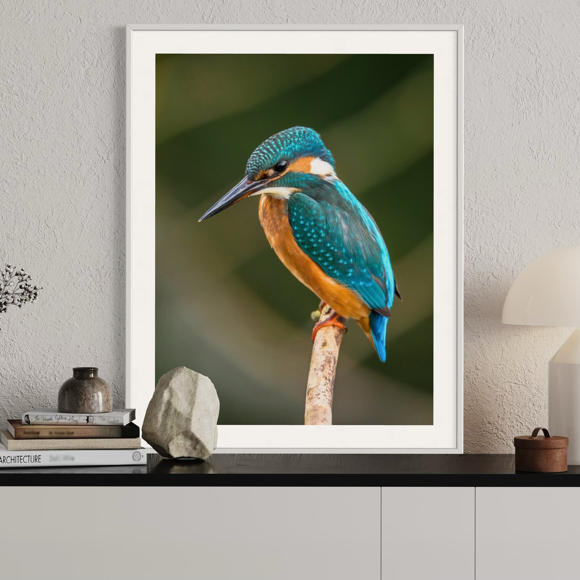 Kingfisher's Perch - Moderno Wall Art