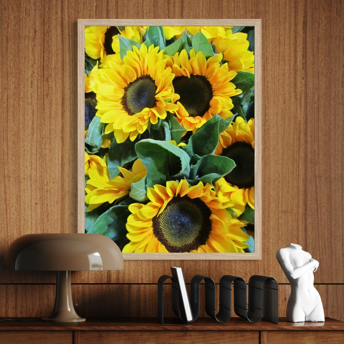 Racimo de girasoles