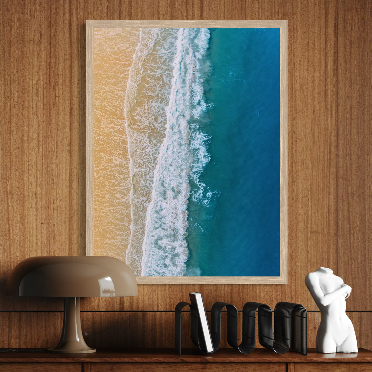 El mar se encuentra con la orilla