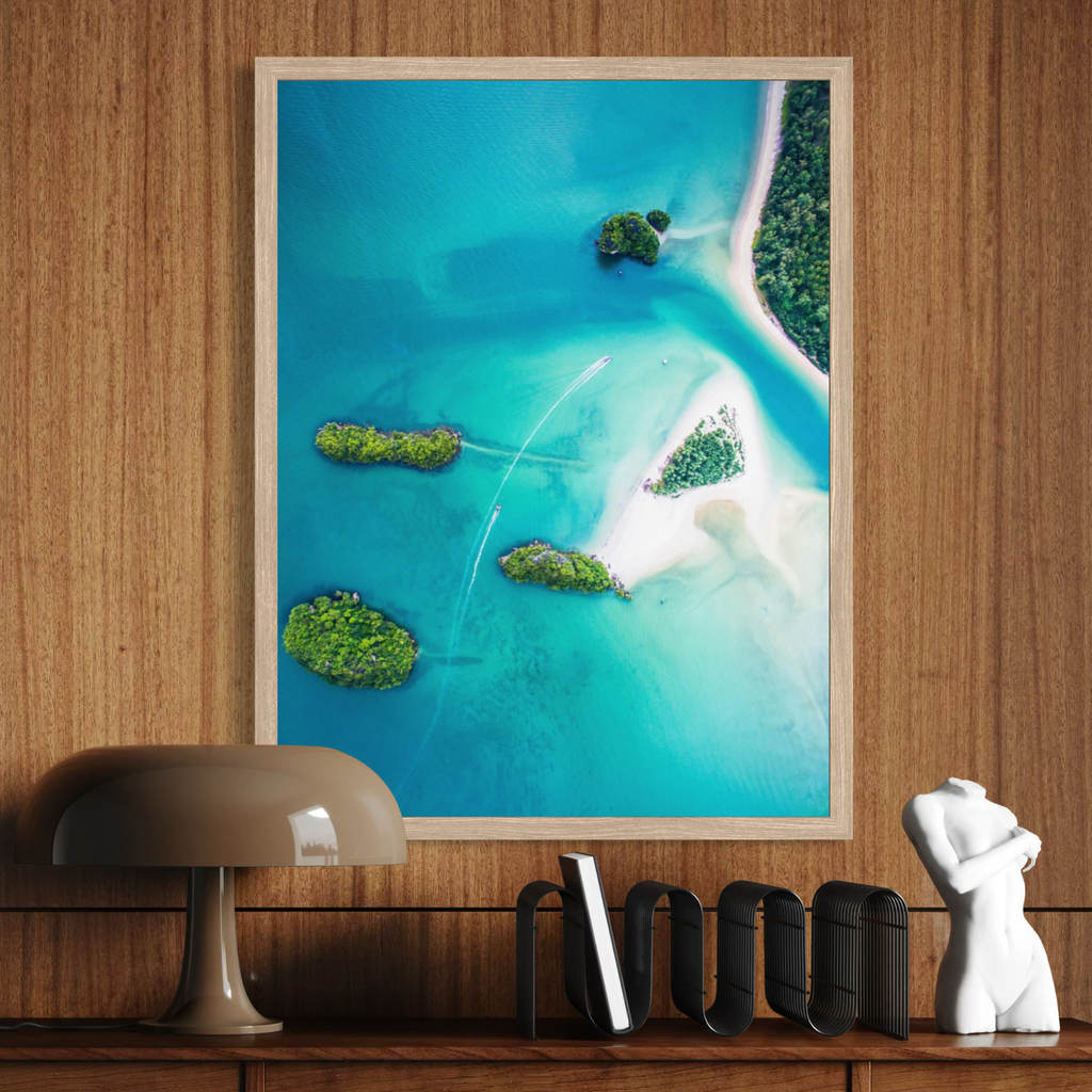Escape tropical desde arriba