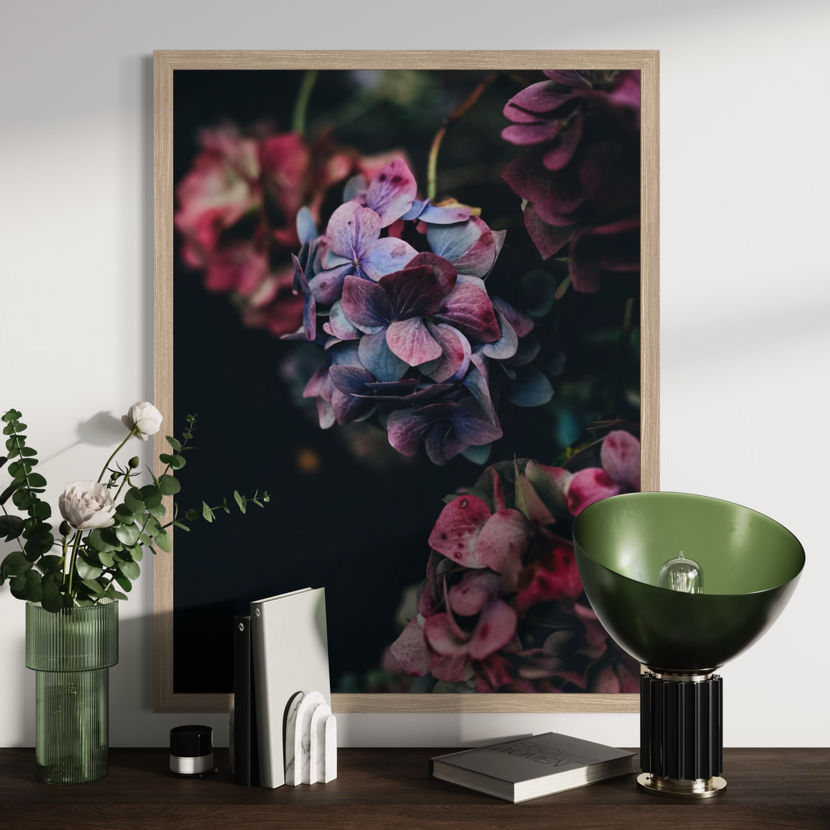 Hortensias de medianoche