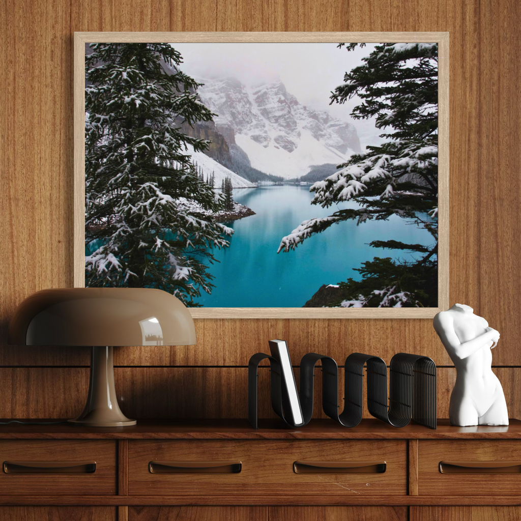 Invierno en el lago Louise