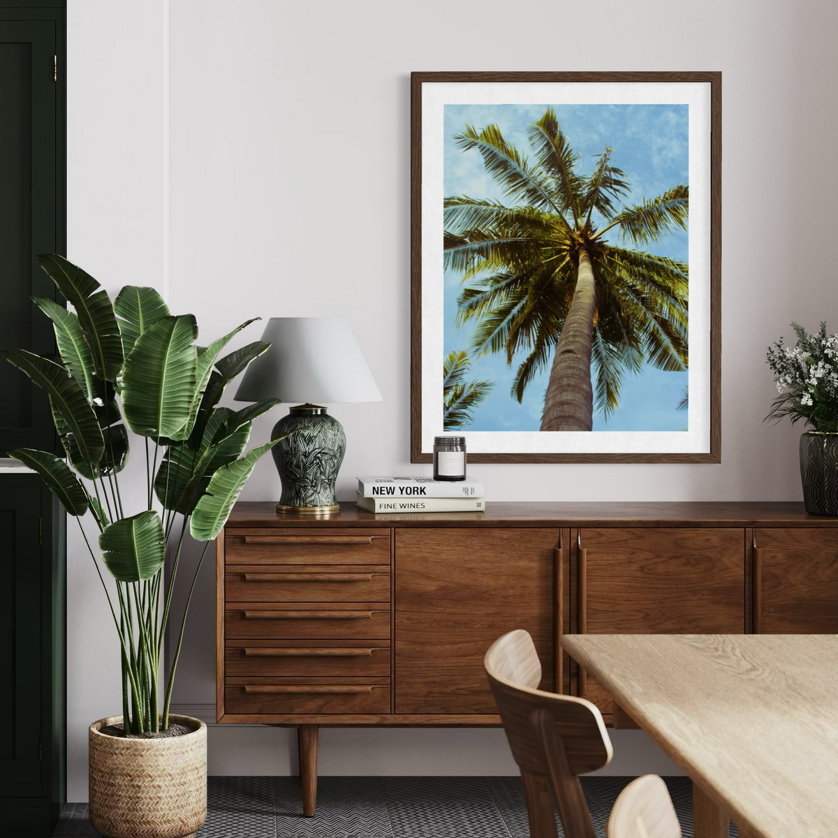 Perspectiva de la palmera