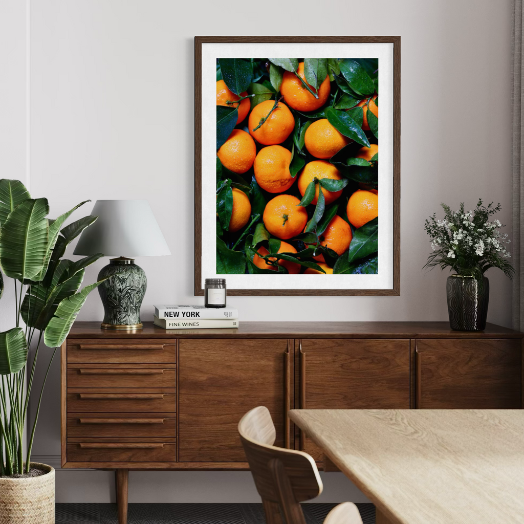 Naranjas recién lavadas