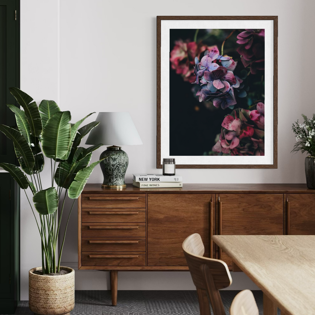 Hortensias de medianoche