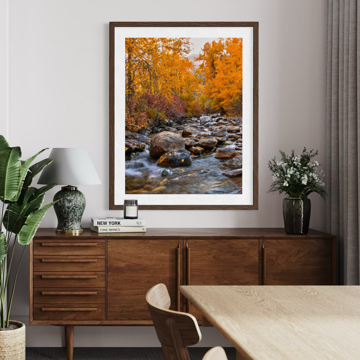 Eaux fraîches, feuilles dorées