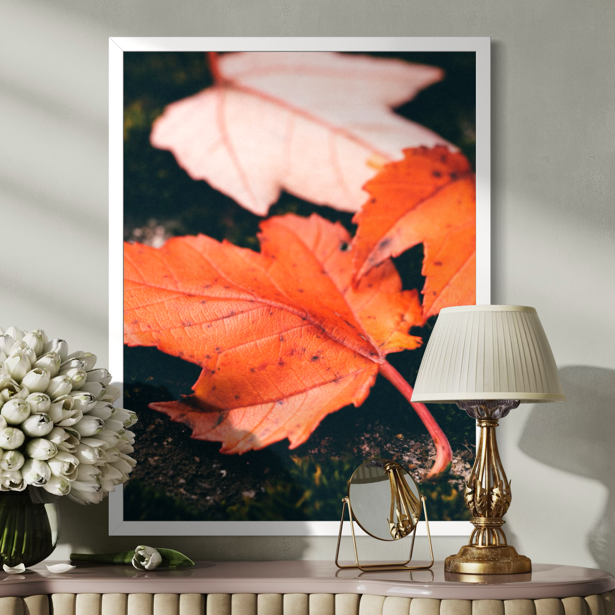 Feuilles d'érable rouges