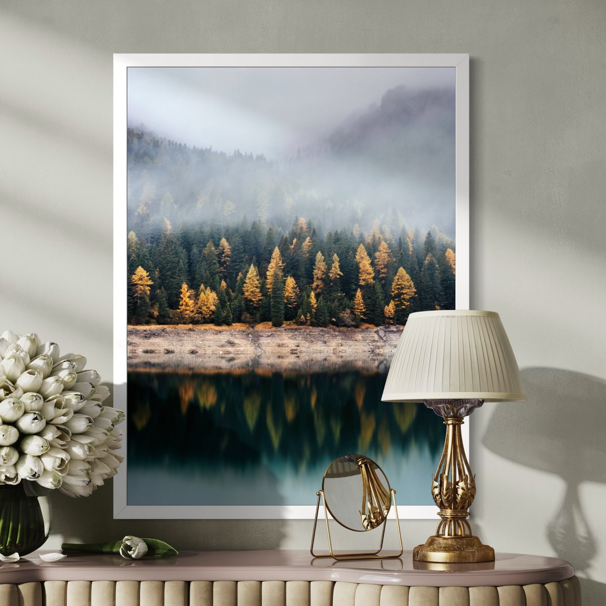 Reflets brumeux
