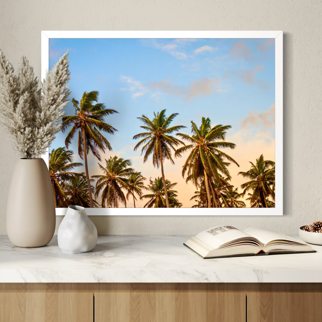 Palms and Painted Sky