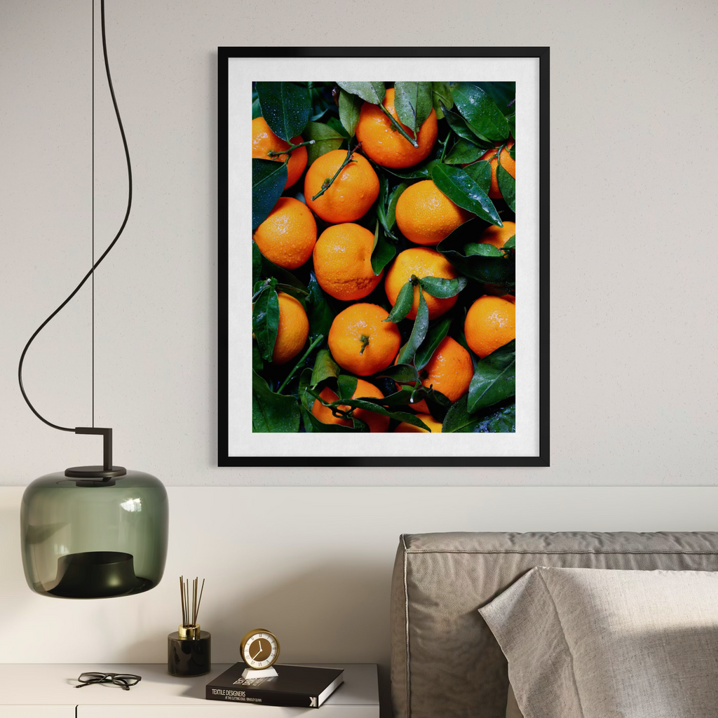 Naranjas recién lavadas