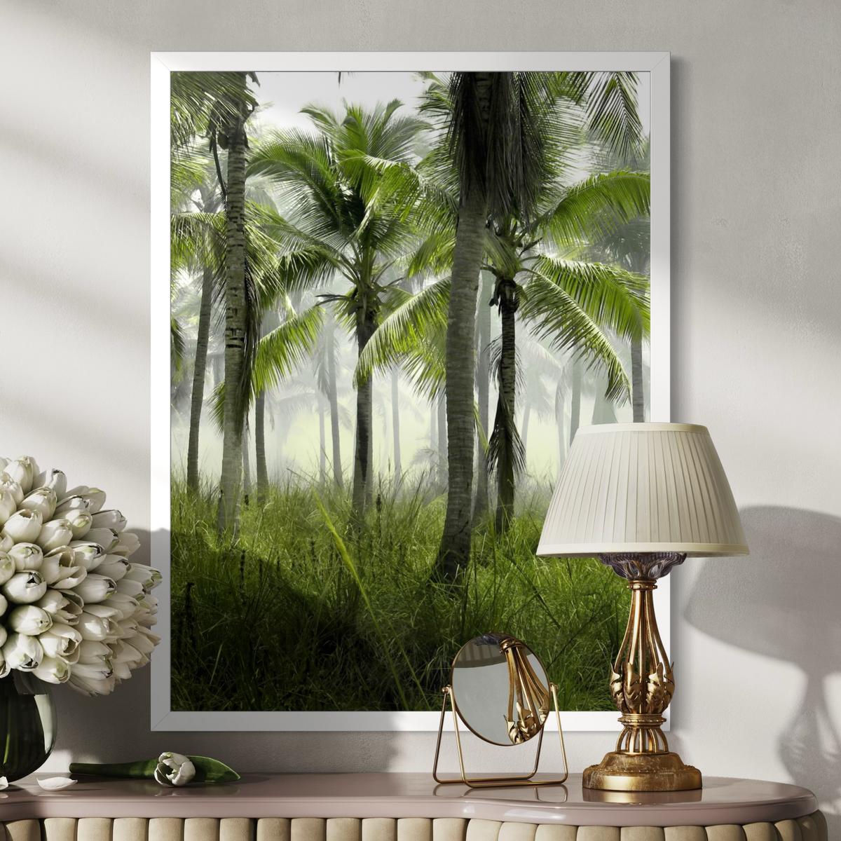 Brume matinale tropicale