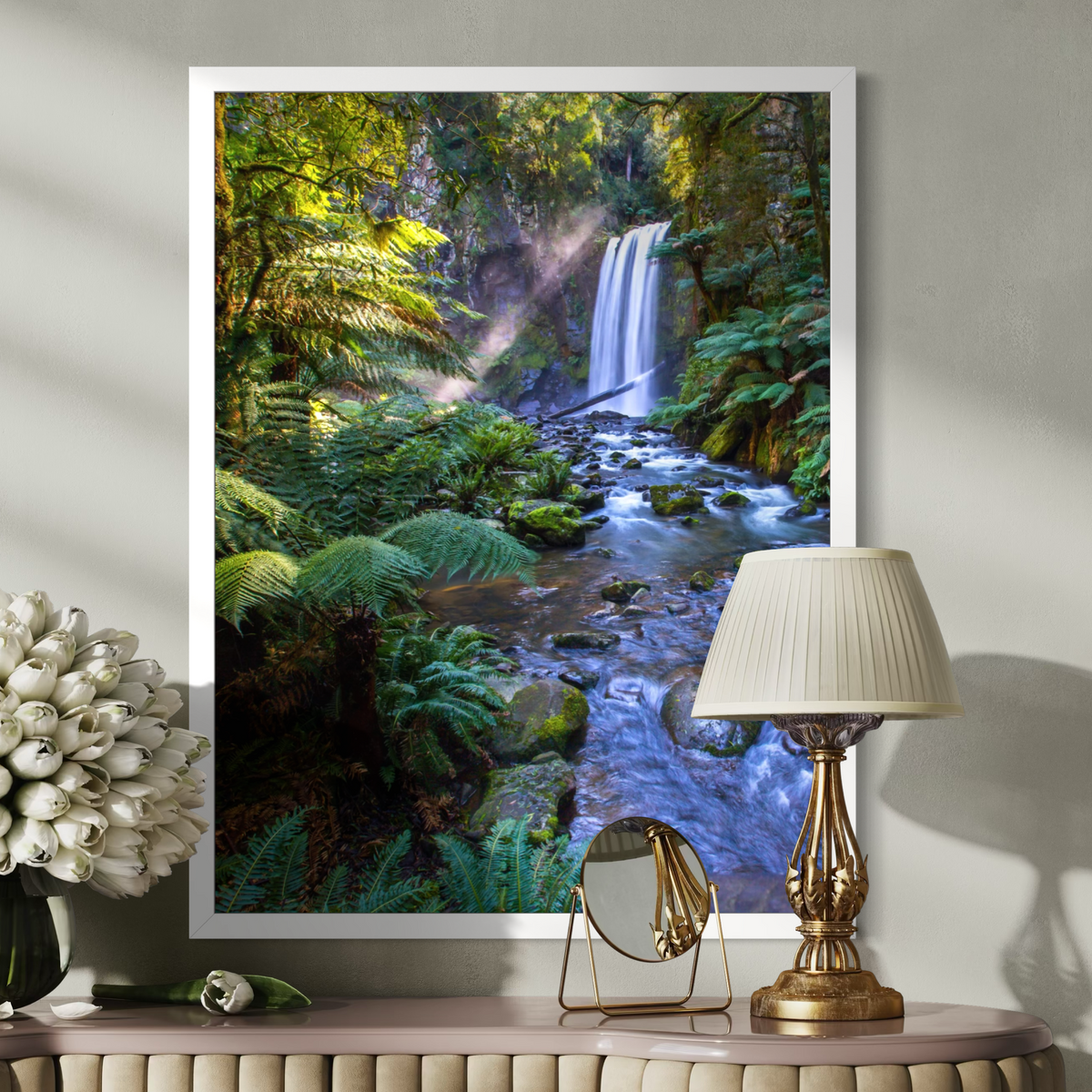 Cascada de la selva tropical