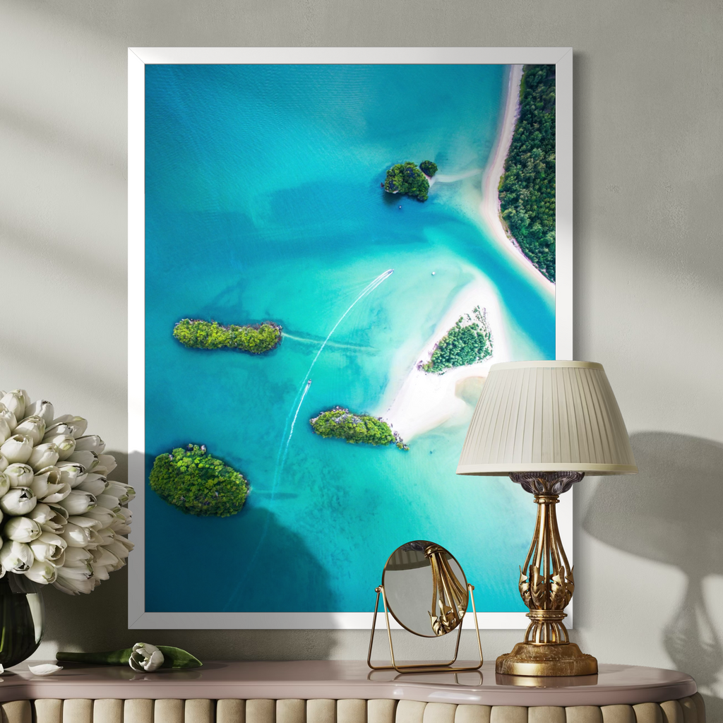 Escape tropical desde arriba