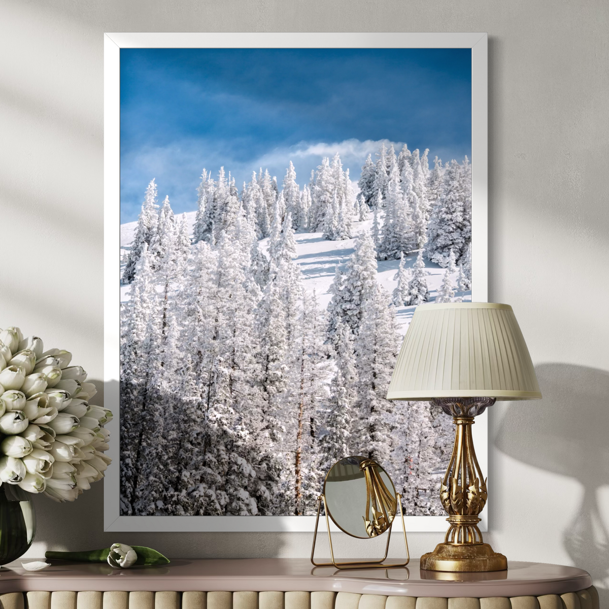 Frosted Evergreens