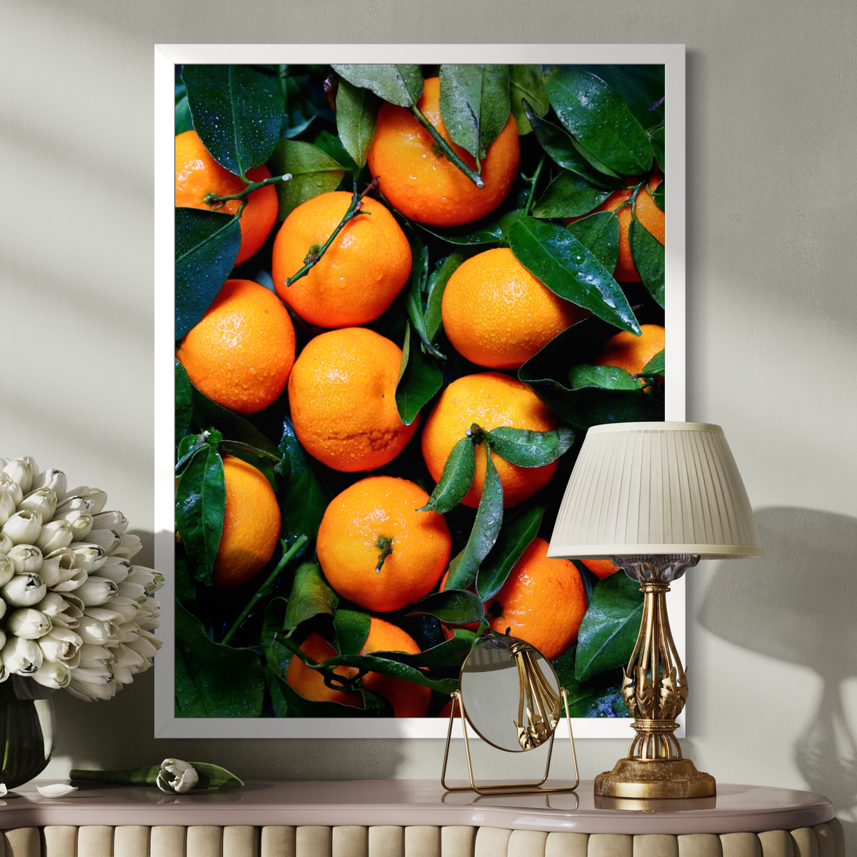 Freshly Washed Oranges