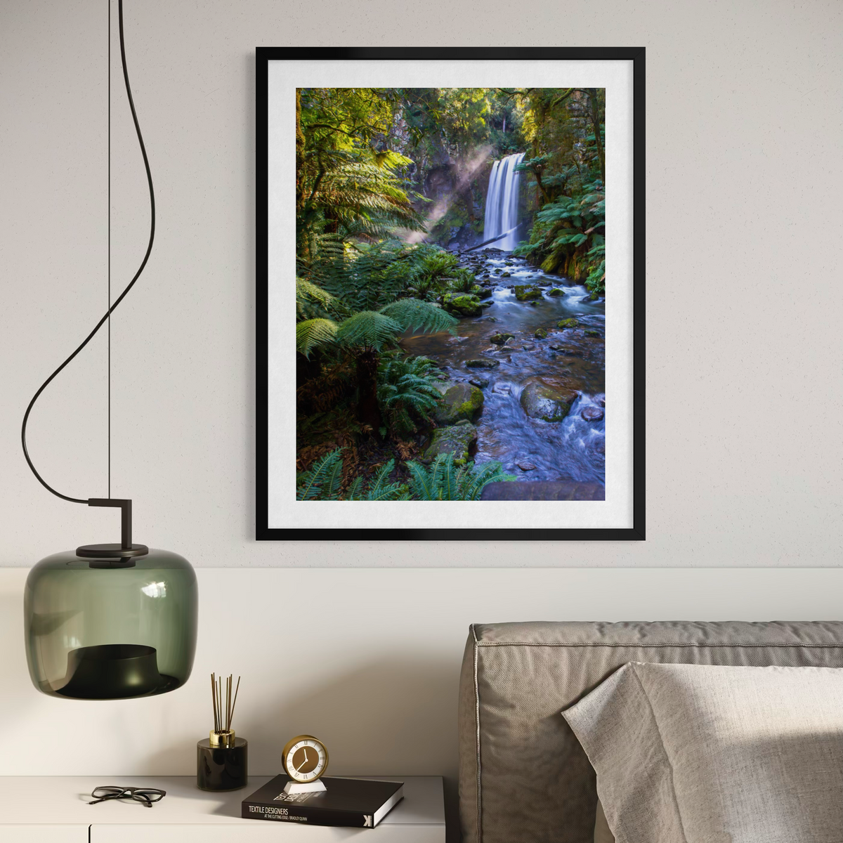 Cascada de la selva tropical