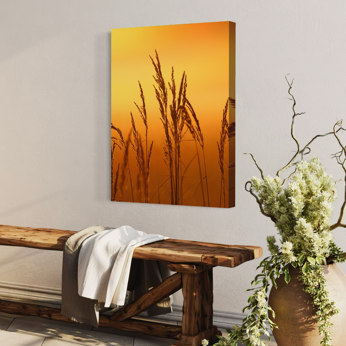 Sunset Reeds