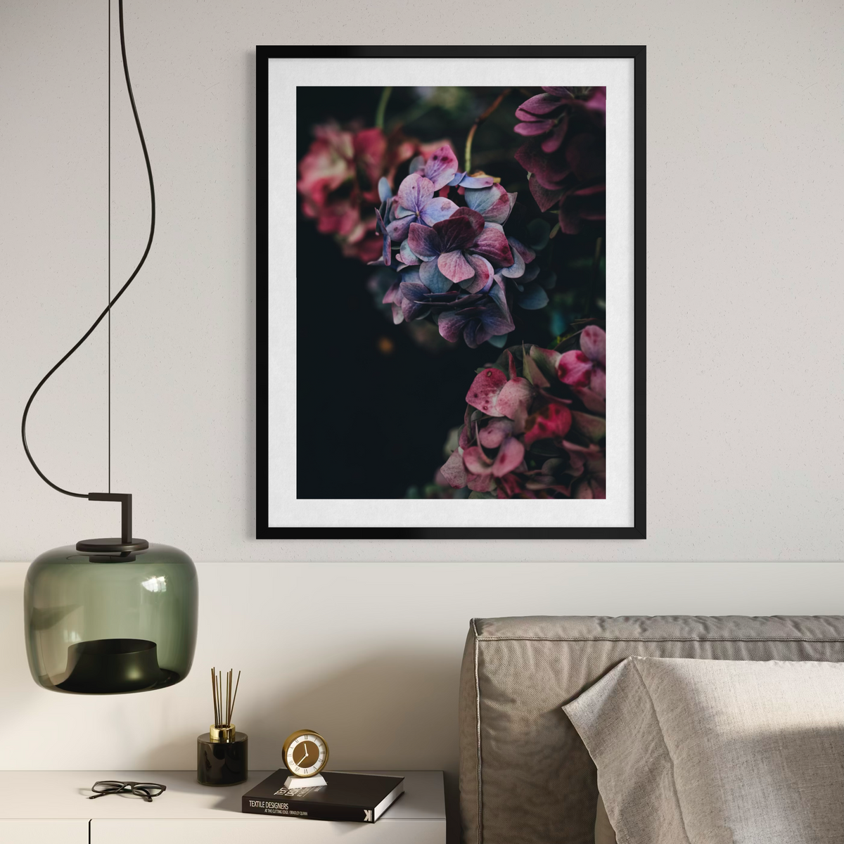 Hortensias de medianoche