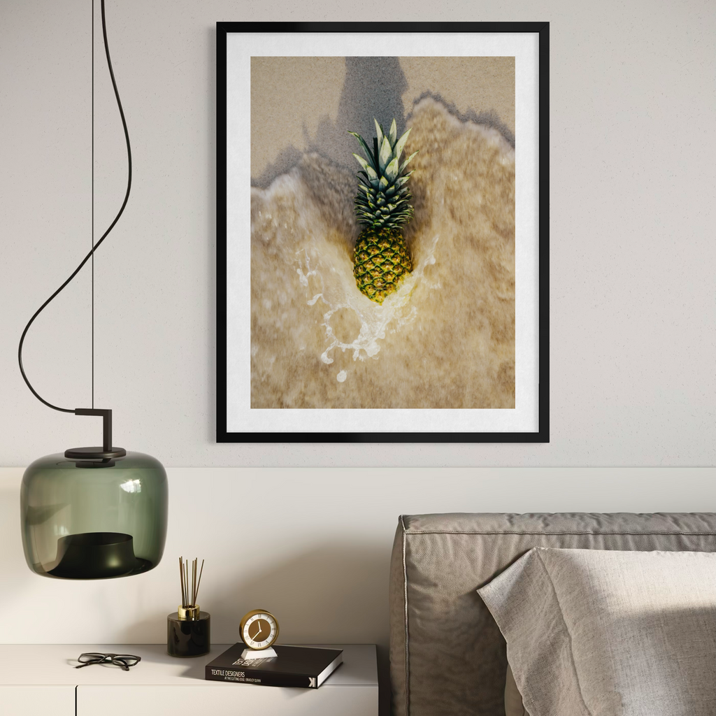 Piña en tierra