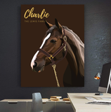 Custom Horse Cartoon Portrait