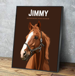 Custom Horse Cartoon Portrait